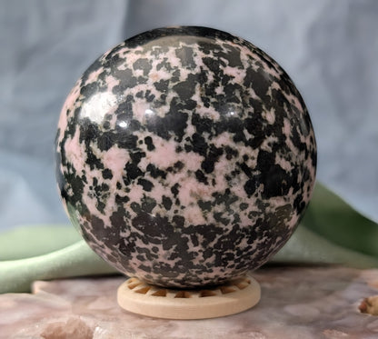 Pink Snowflake Sphere