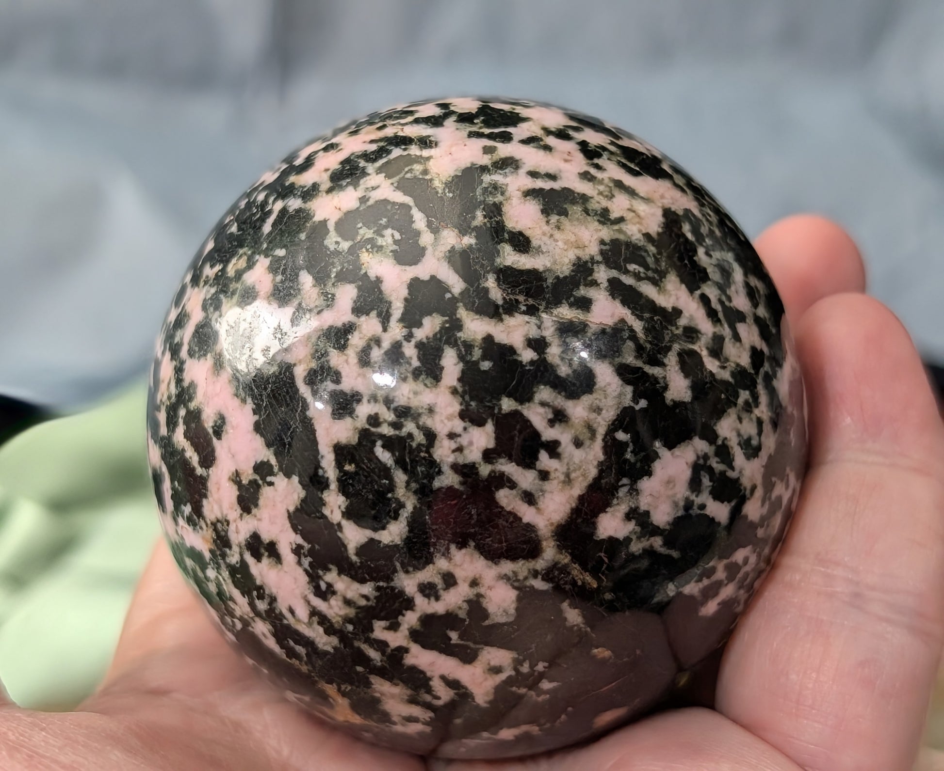 Pink Snowflake Sphere
