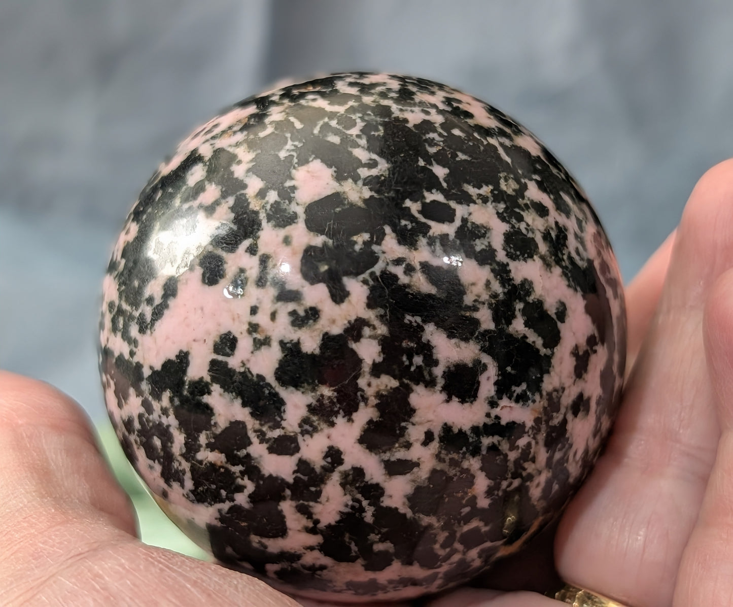Pink Snowflake Sphere