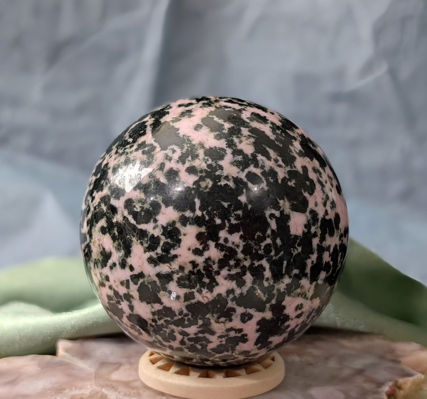 Pink Snowflake Sphere