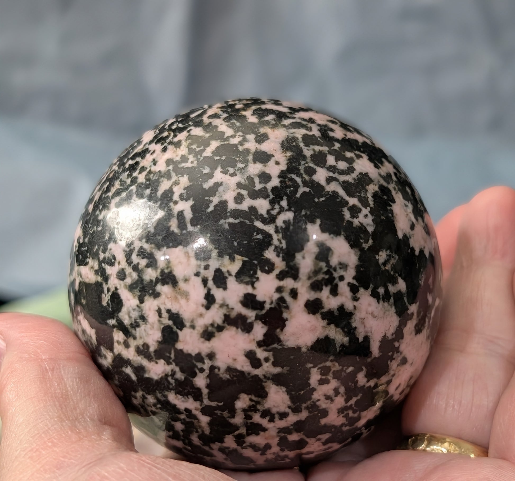 Pink Snowflake Sphere