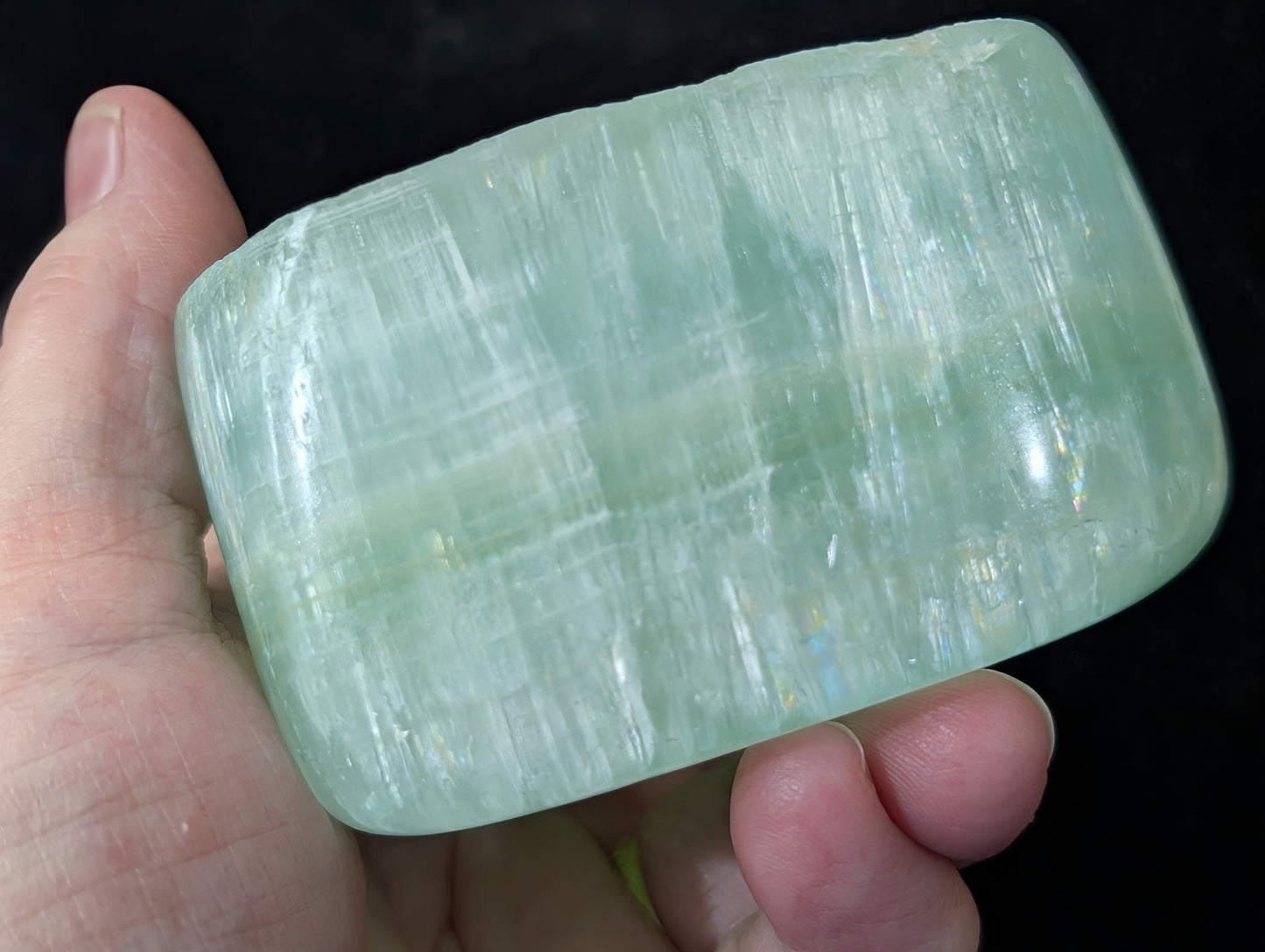 Pistachio Calcite Freeform 1N