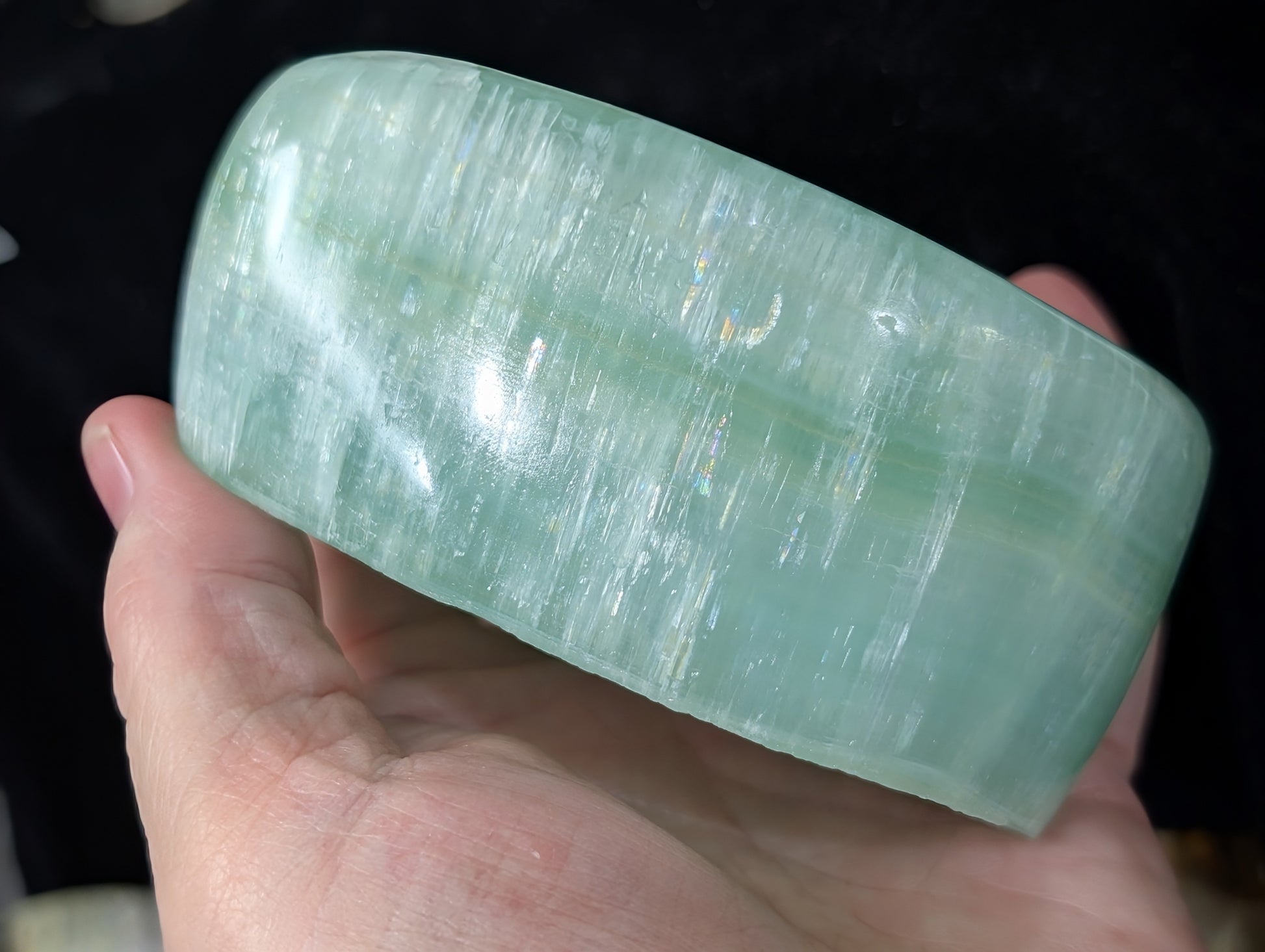 Pistachio Calcite Freeform 1O