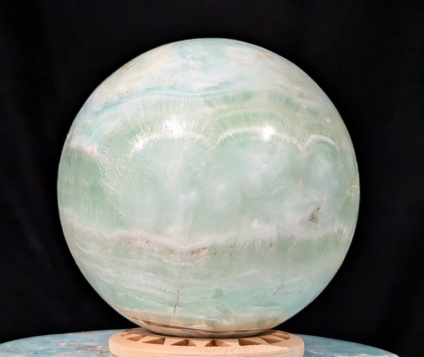 Pistachio Calcite Sphere