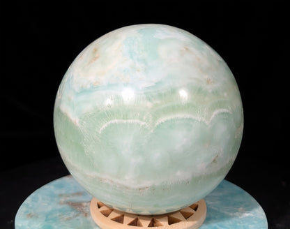 Pistachio Calcite Sphere