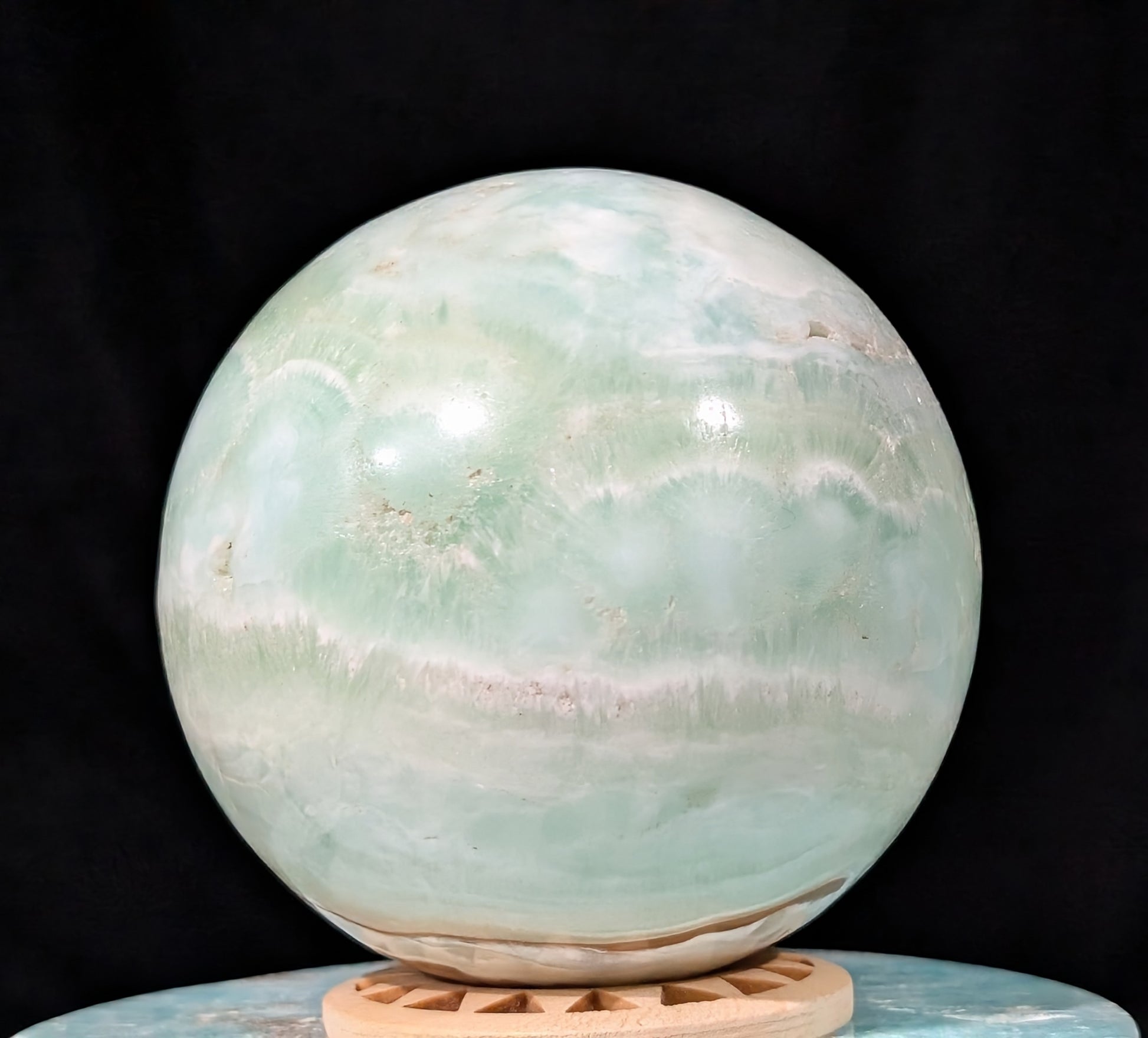 Pistachio Calcite Sphere