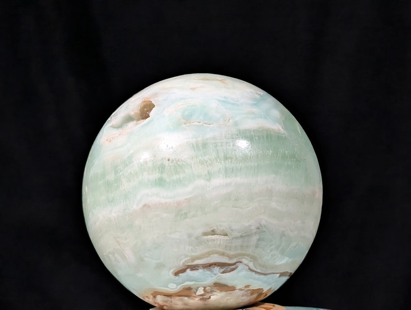 Pistachio Calcite Sphere