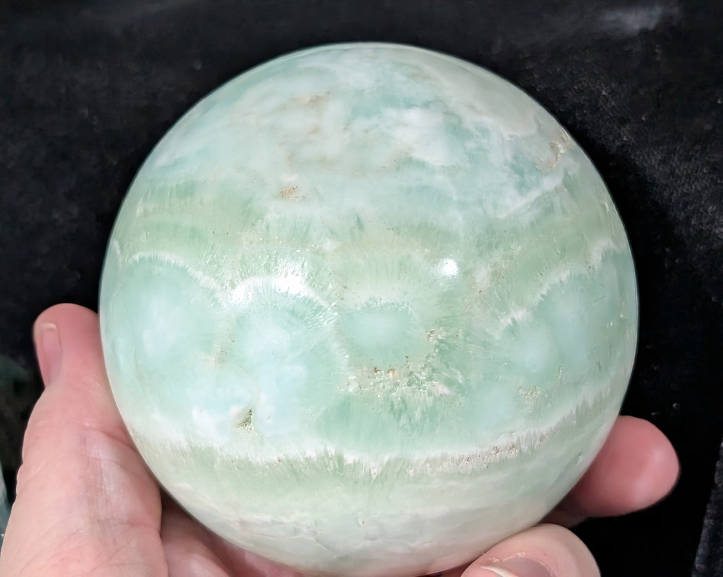 Pistachio Calcite Sphere
