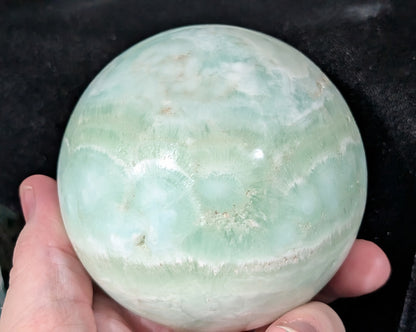 Pistachio Calcite Sphere