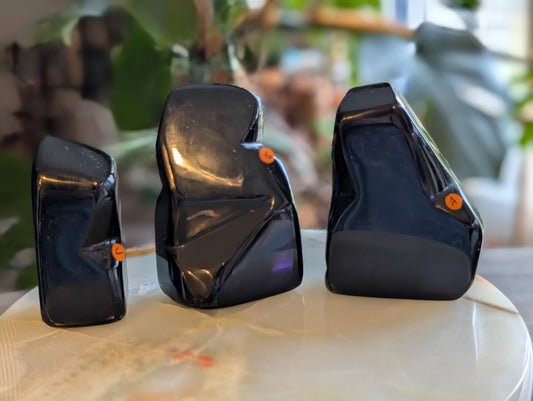 Polished Natural Obsidian Freeforms