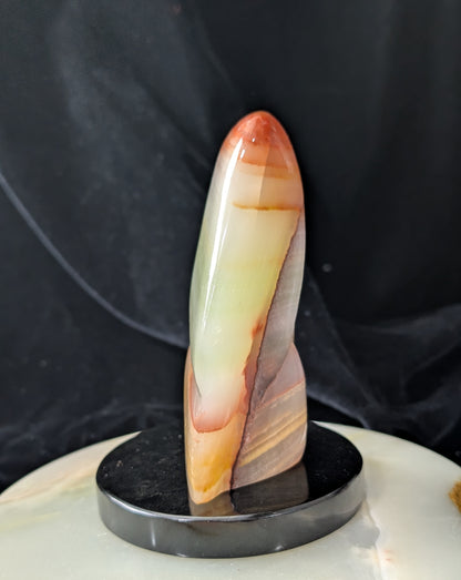 Polished Peach Calcite Freeform