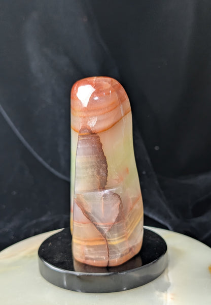 Polished Peach Calcite Freeform