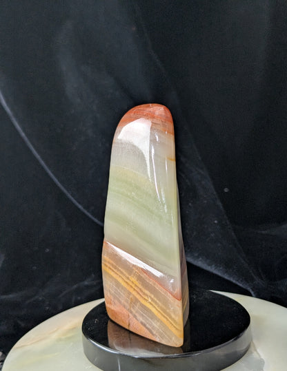 Polished Peach Calcite Freeform
