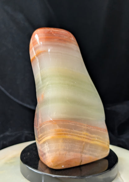 Polished Peach Calcite Freeform
