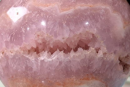 Polished Pink Aragonite Sphere