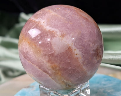 Polished Pink Aragonite Sphere