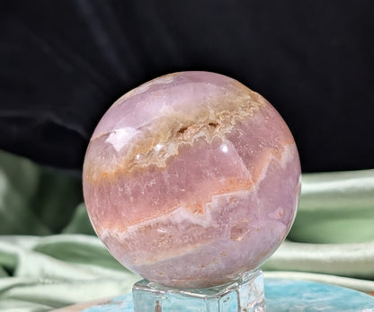 Polished Pink Aragonite Sphere
