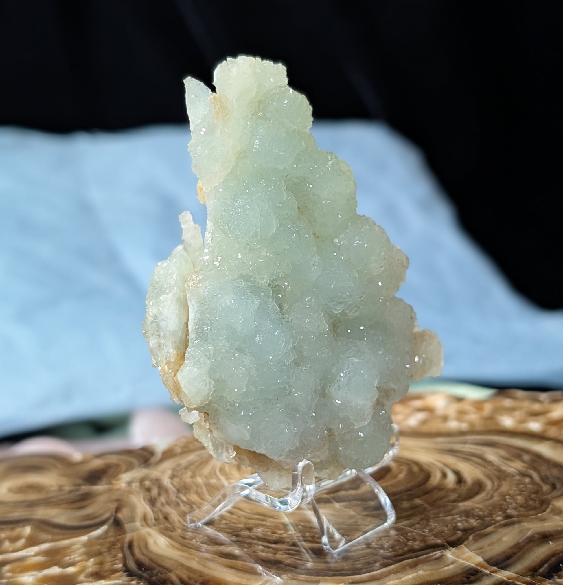 Prehnite and Quart in Matrix Specimen