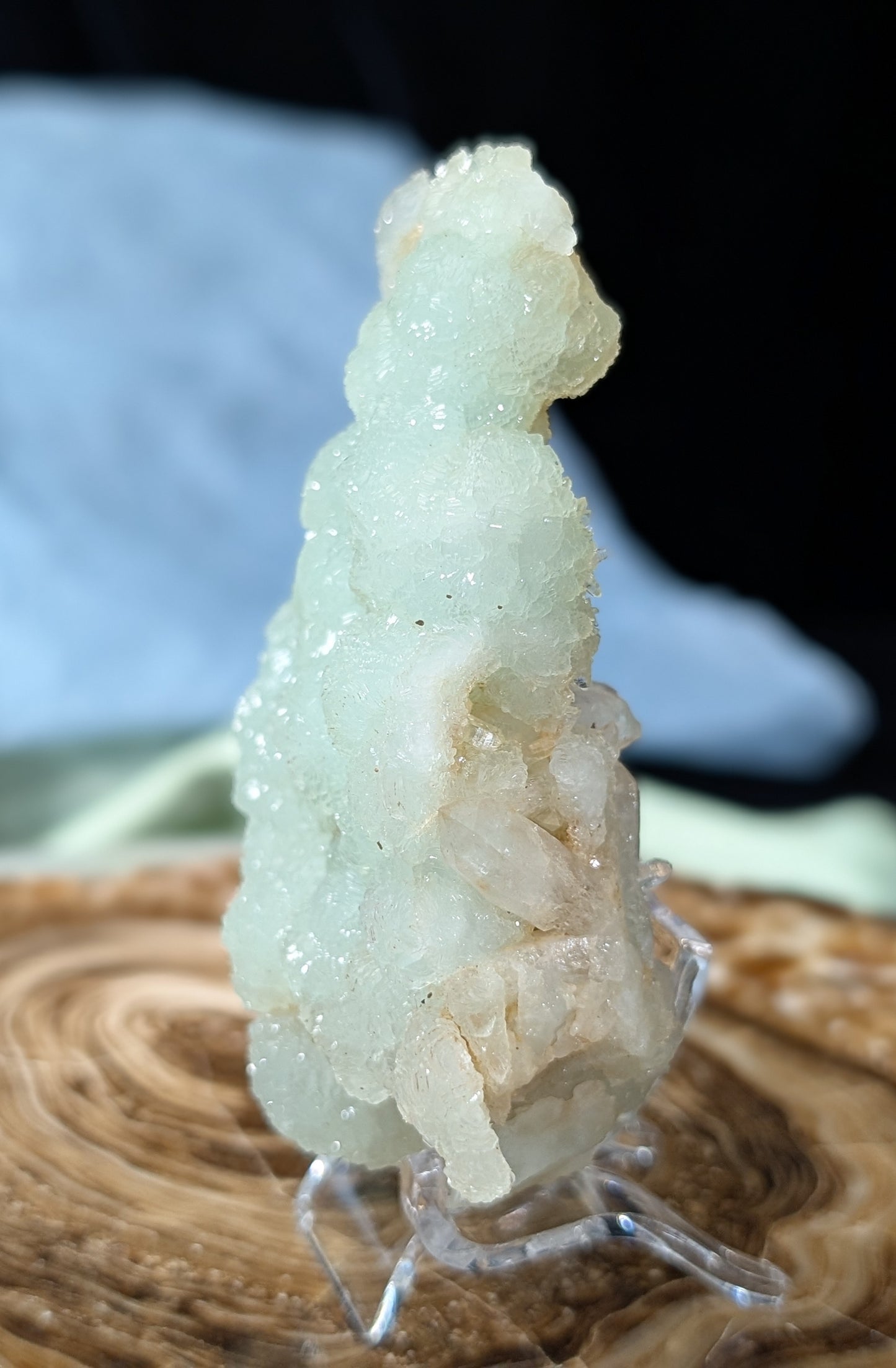 Prehnite and Quart in Matrix Specimen