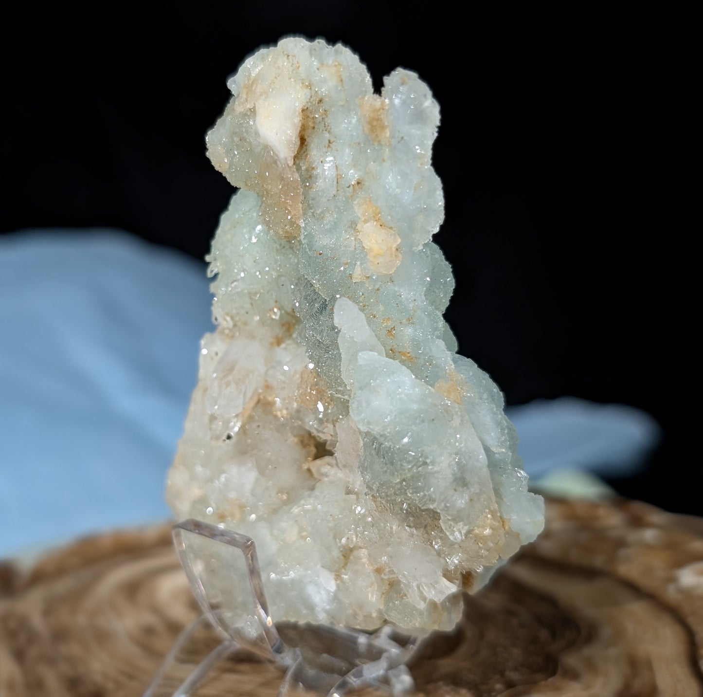 Prehnite and Quart in Matrix Specimen