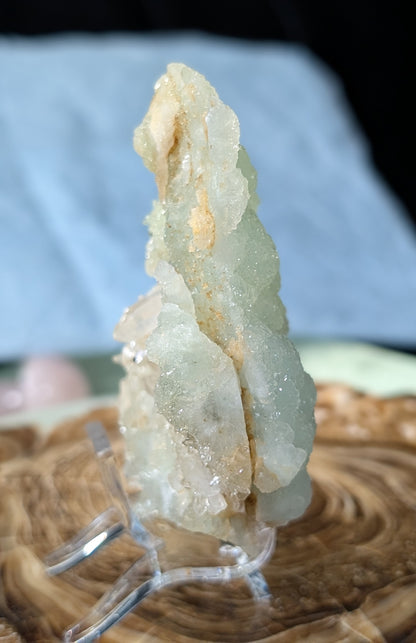 Prehnite and Quart in Matrix Specimen