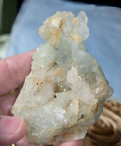 Prehnite and Quart in Matrix Specimen