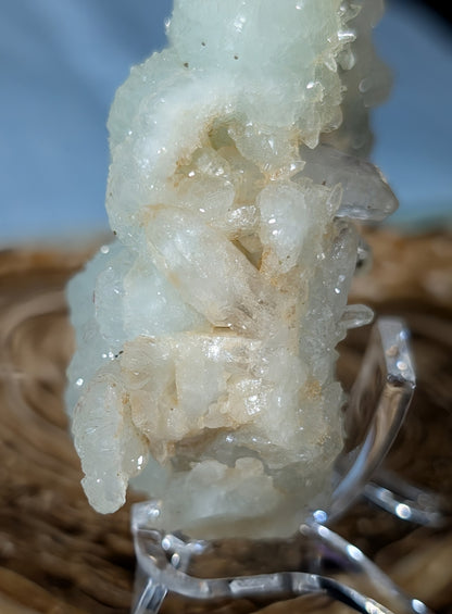 Prehnite and Quart in Matrix Specimen