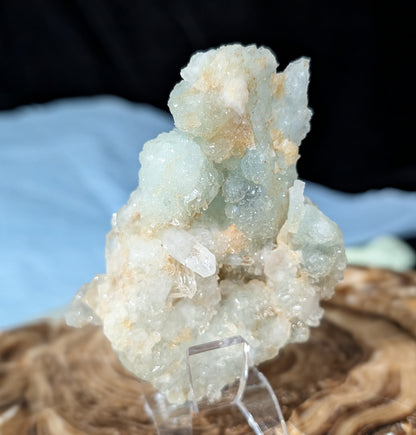 Prehnite and Quart in Matrix Specimen
