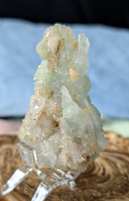 Prehnite and Quart in Matrix Specimen