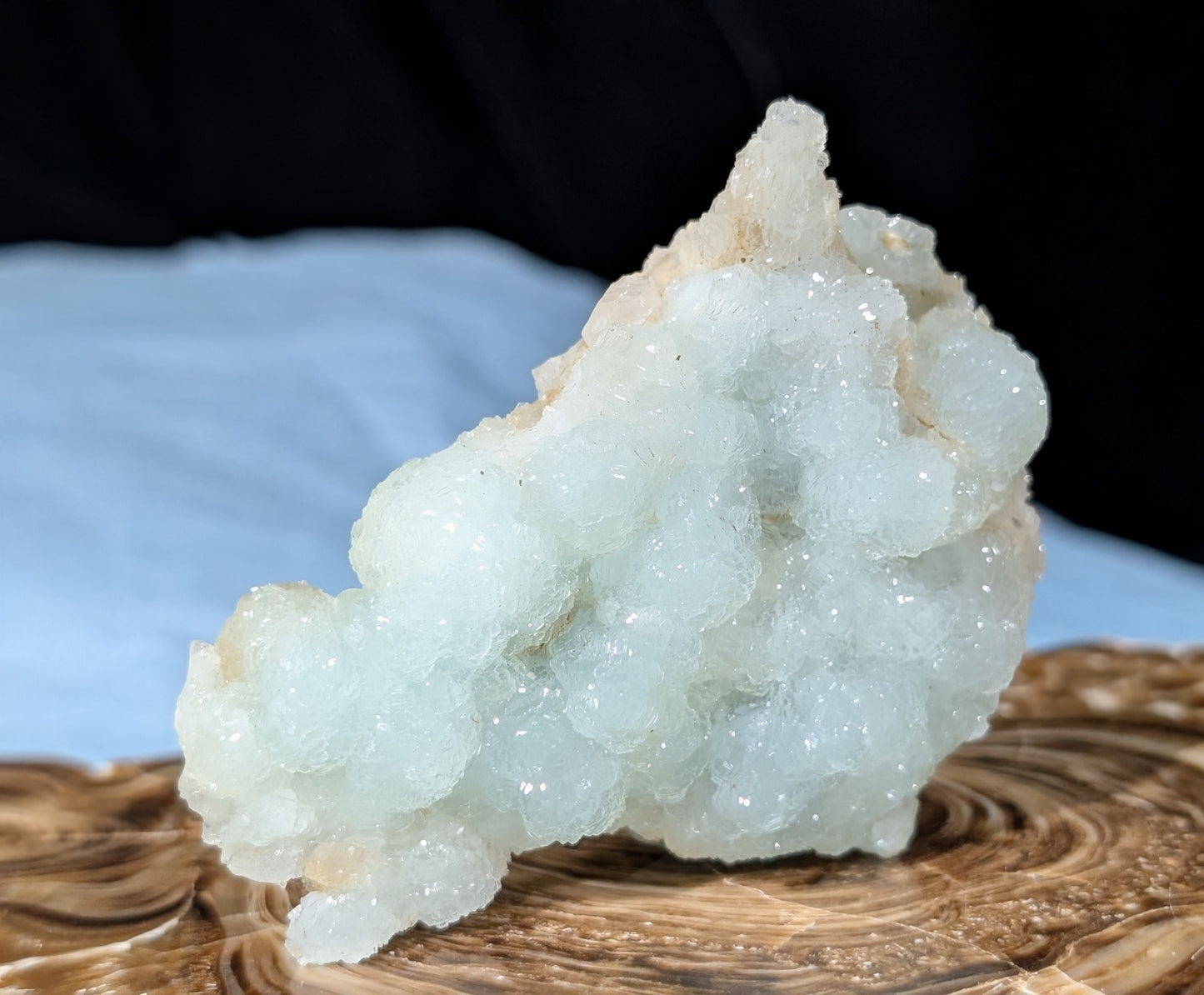 Prehnite and Quart in Matrix Specimen