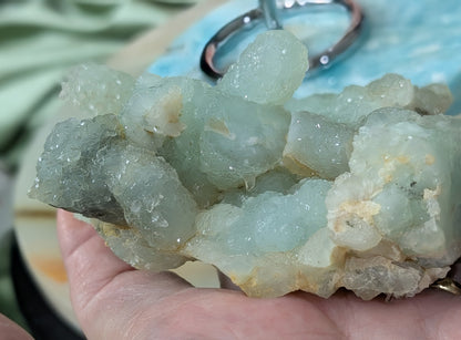 Pseudomorph Prehnite Cluster Specimen