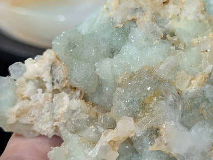 Pseudomorph Prehnite Cluster Specimen