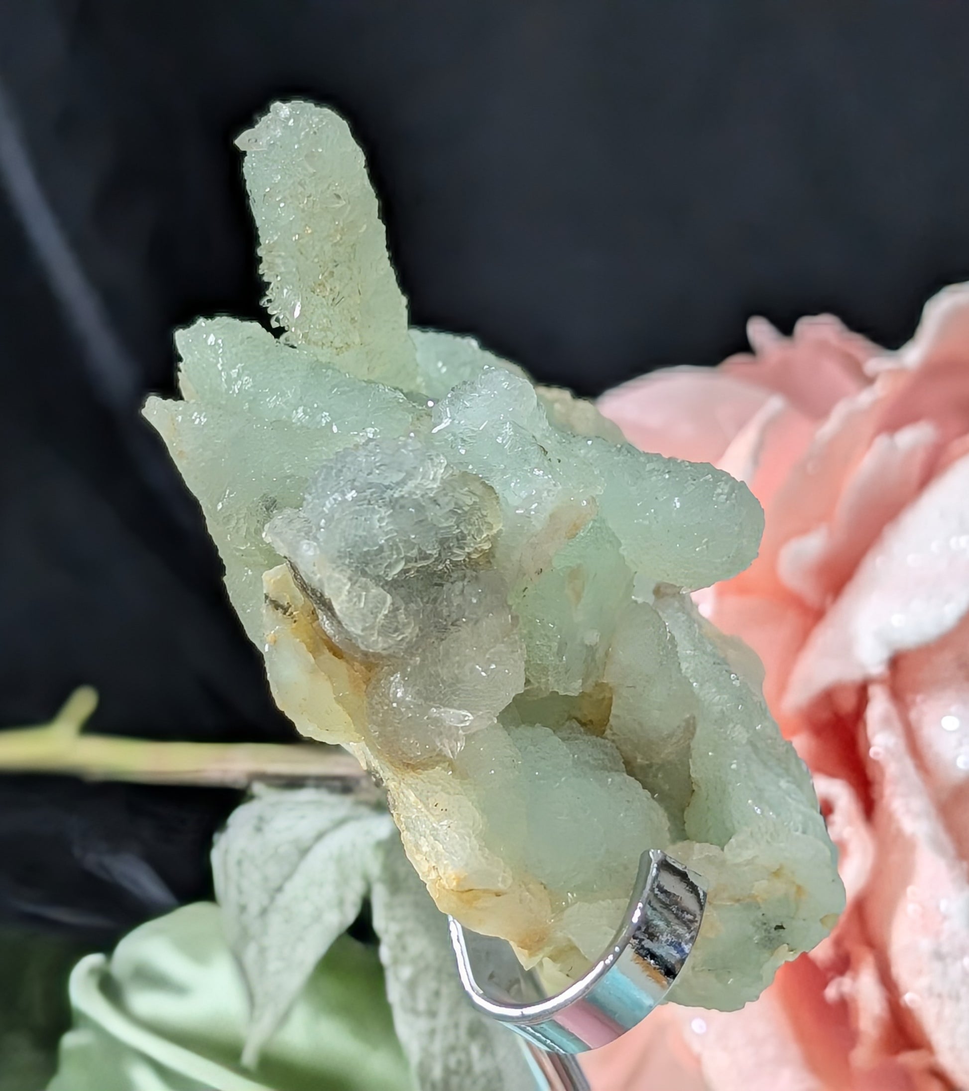 Pseudomorph Prehnite Cluster Specimen