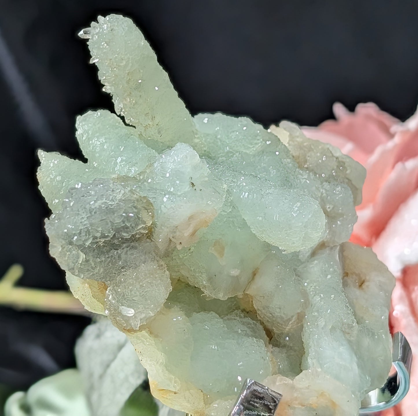 Pseudomorph Prehnite Cluster Specimen
