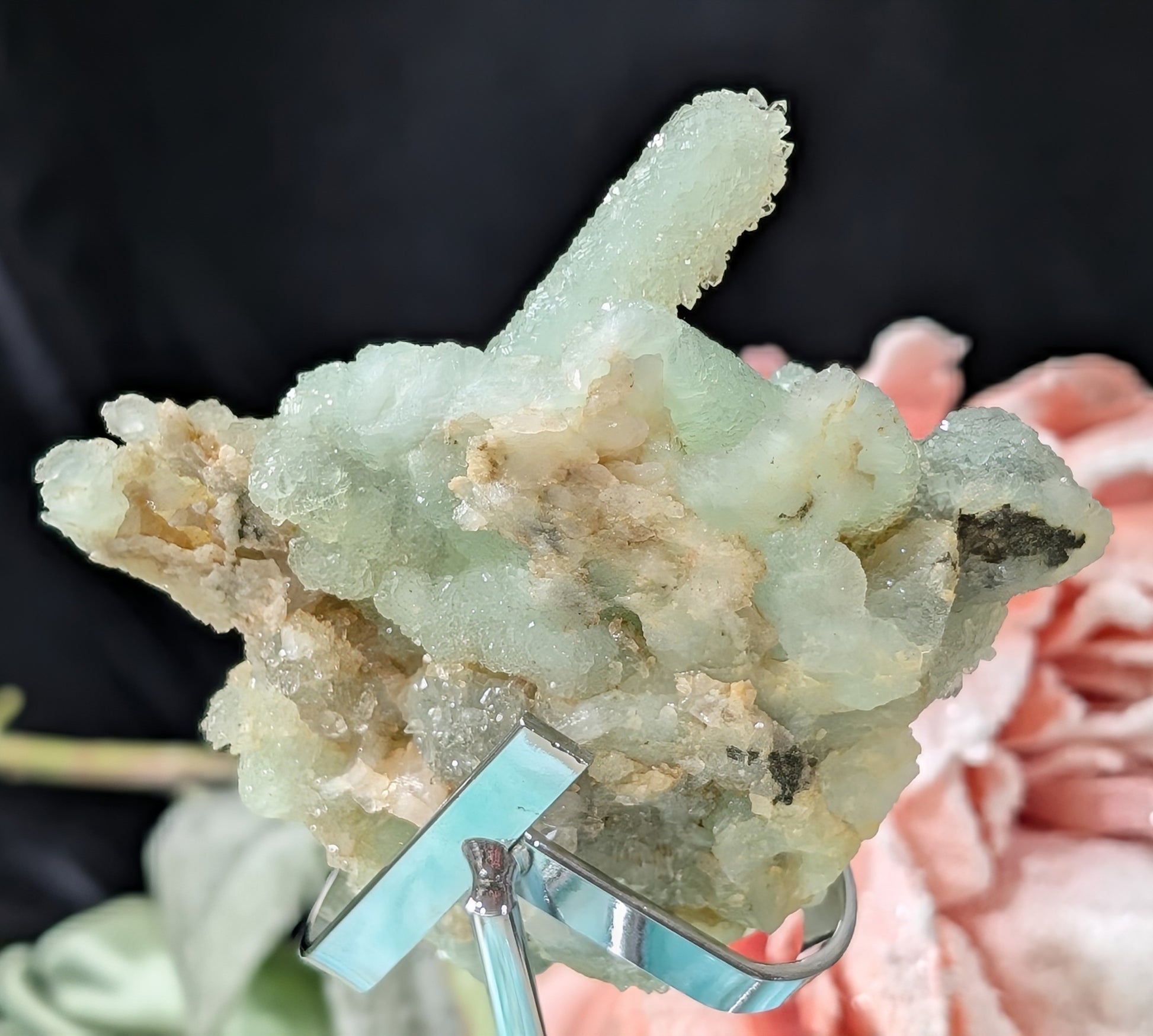 Pseudomorph Prehnite Cluster Specimen