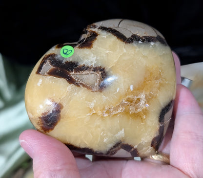 Puffy Septarian Heart