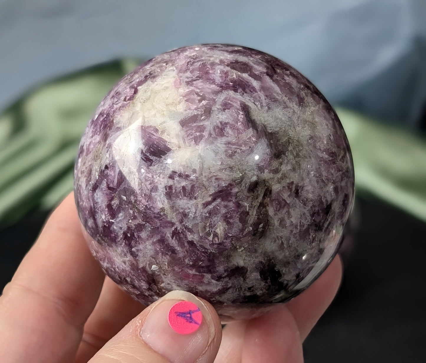 Purple Mica Sphere 1A3