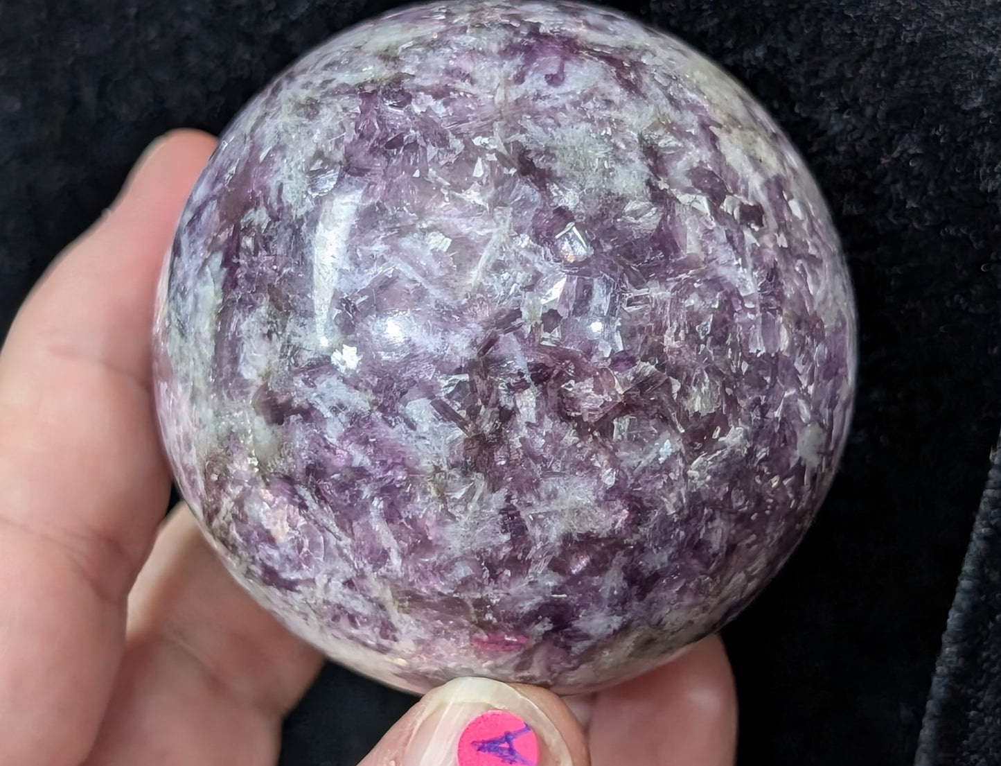 Purple Mica Sphere 1A5