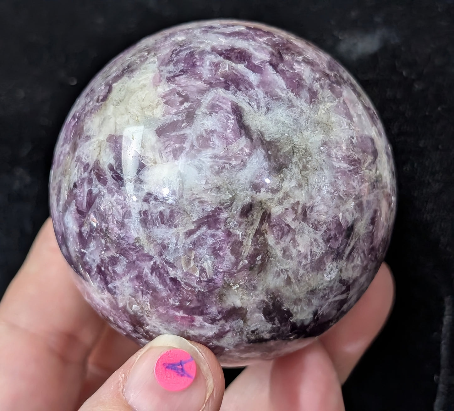 Purple Mica Sphere 1A6