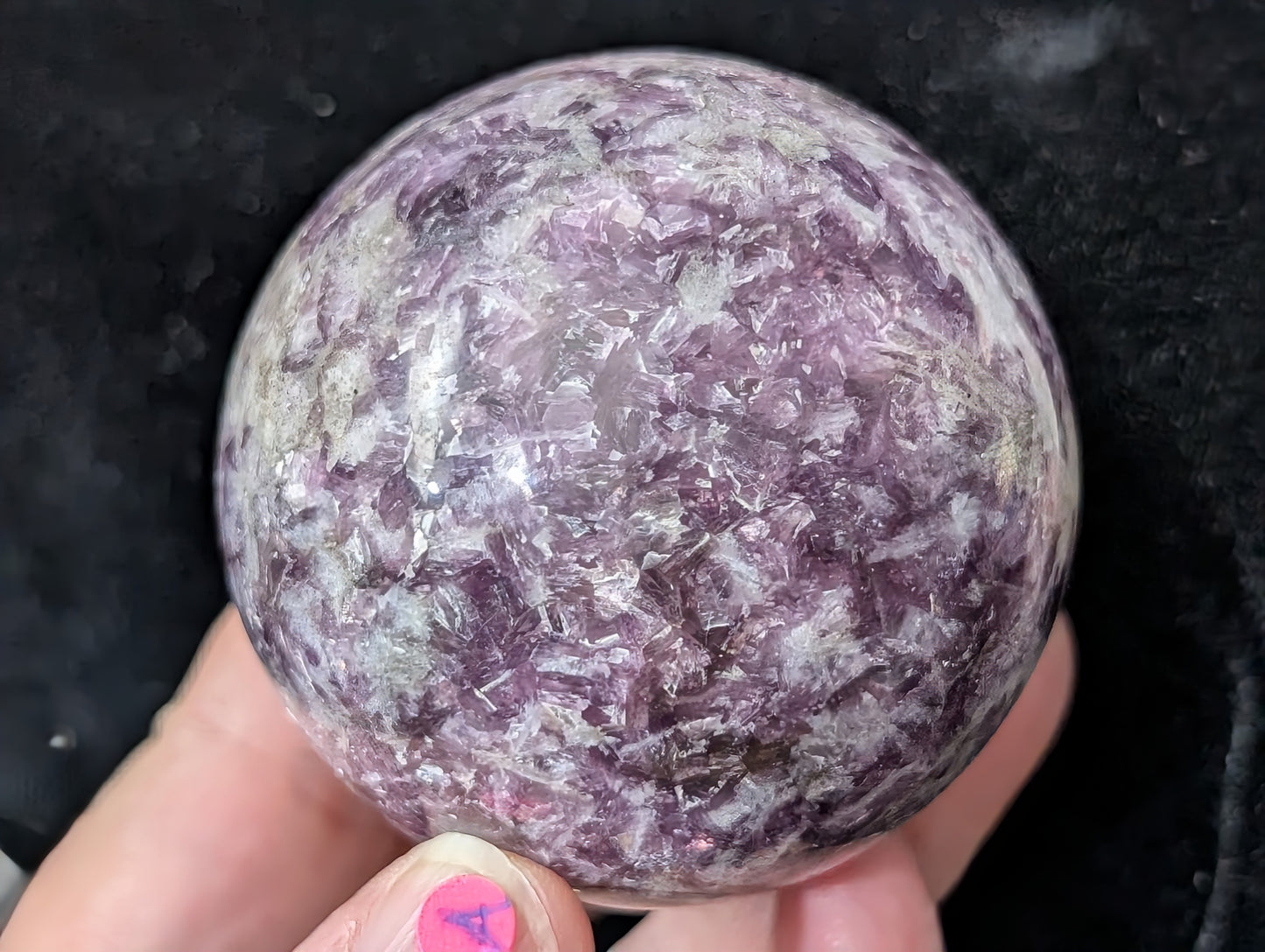 Purple Mica Sphere 1A7