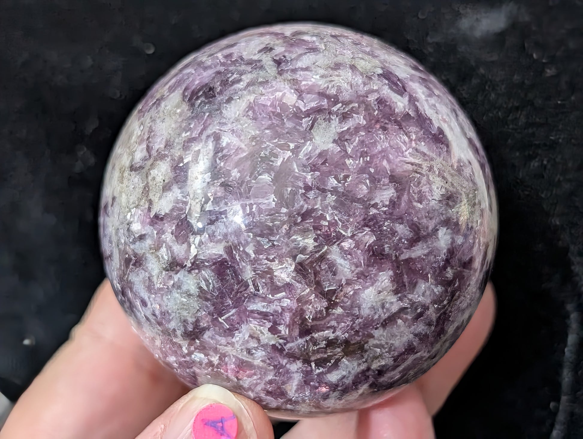 Purple Mica Sphere 1A7
