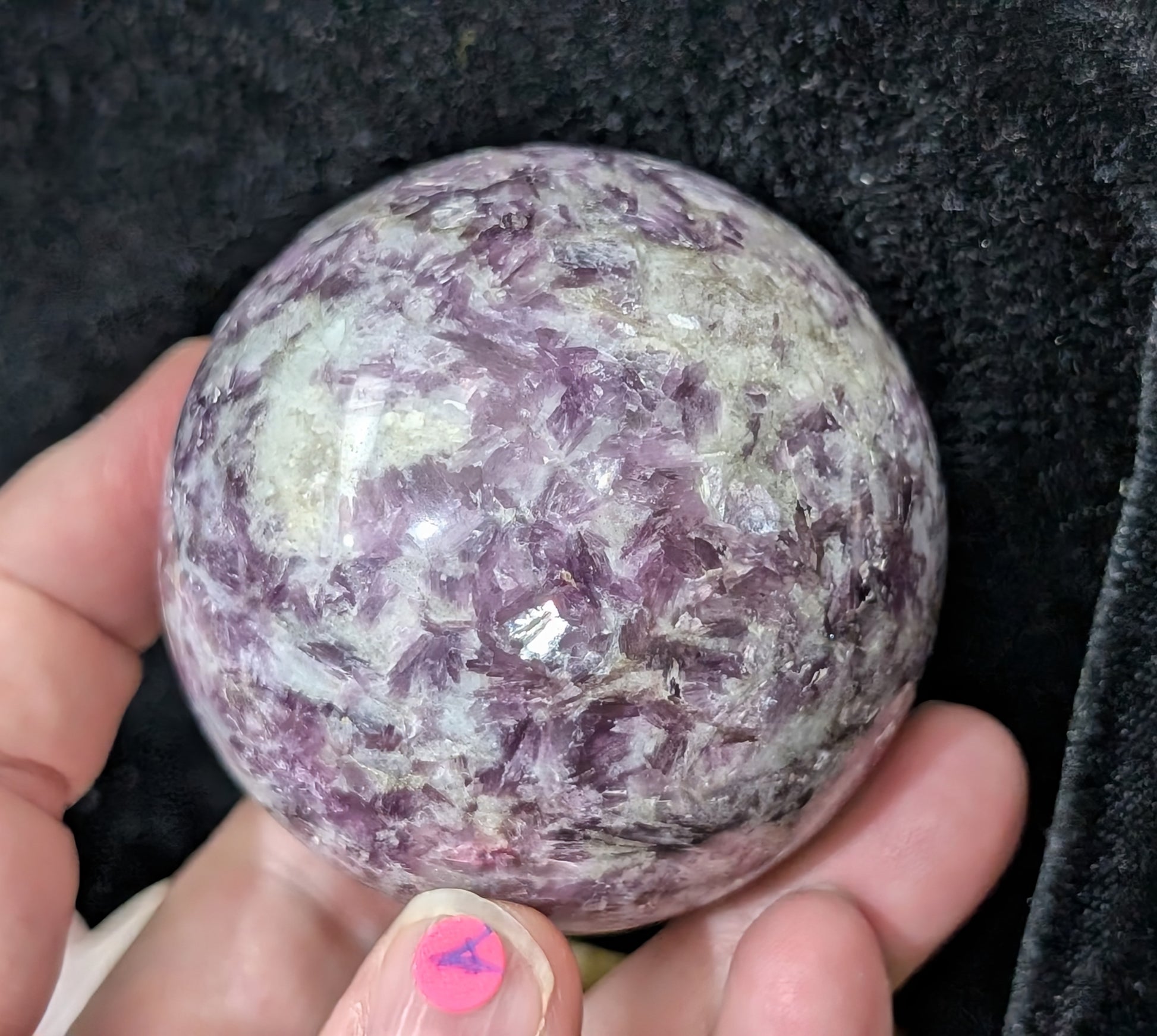 Purple Mica Sphere 1A9