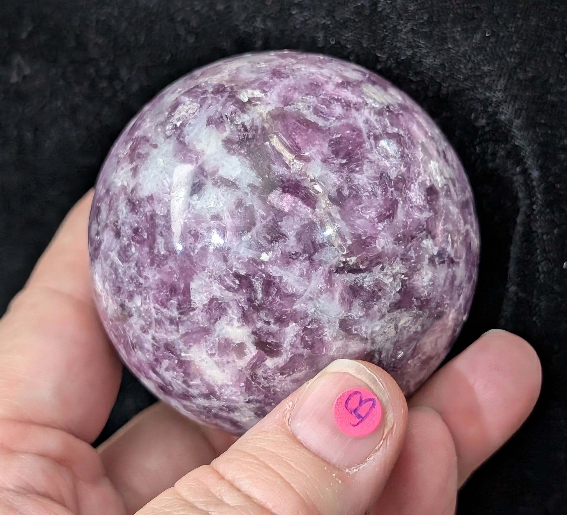 Purple Mica Sphere 1B5