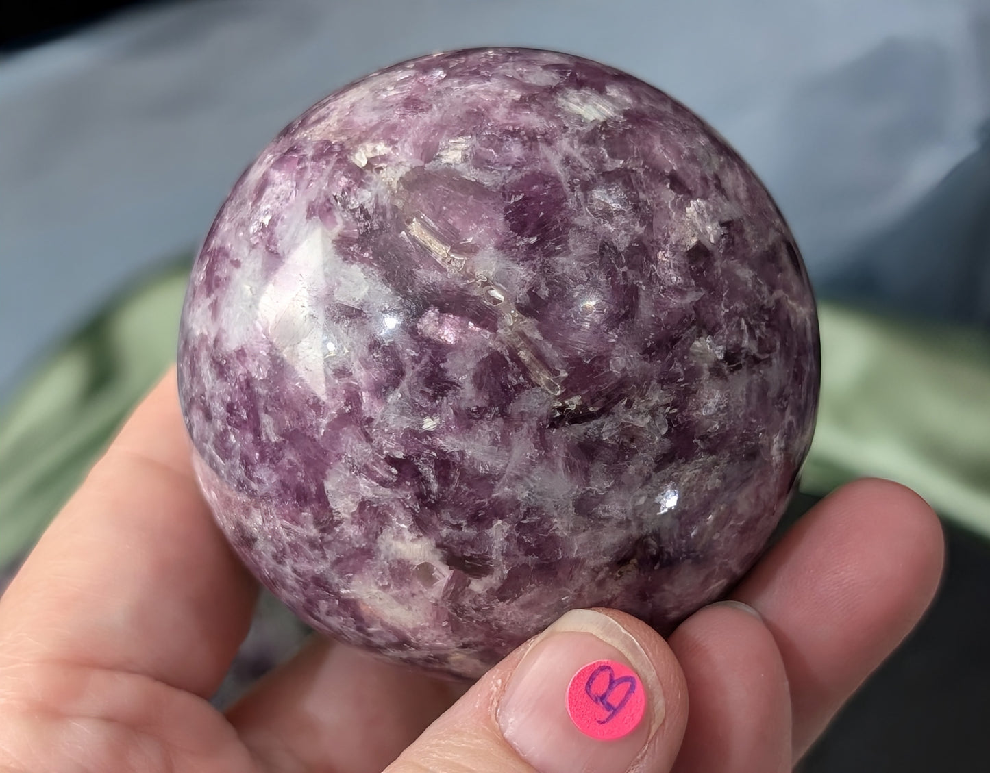 Purple Mica Sphere 1B6