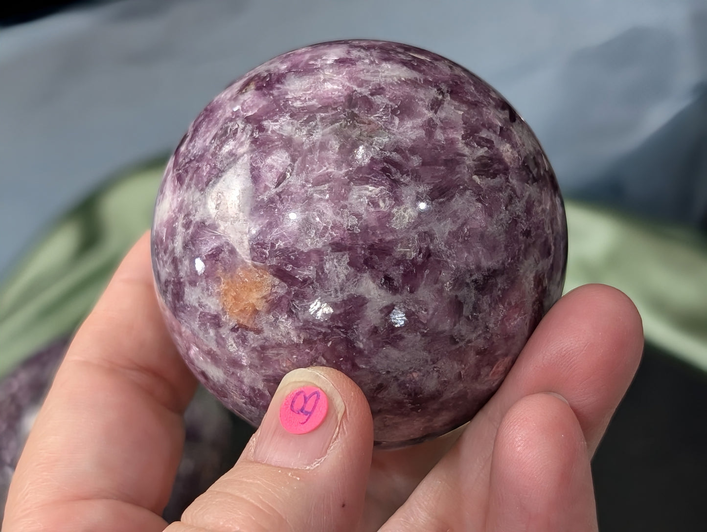 Purple Mica Sphere 1B7