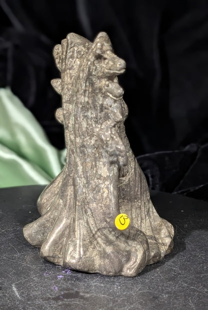 Pyrite Hecate Figurine