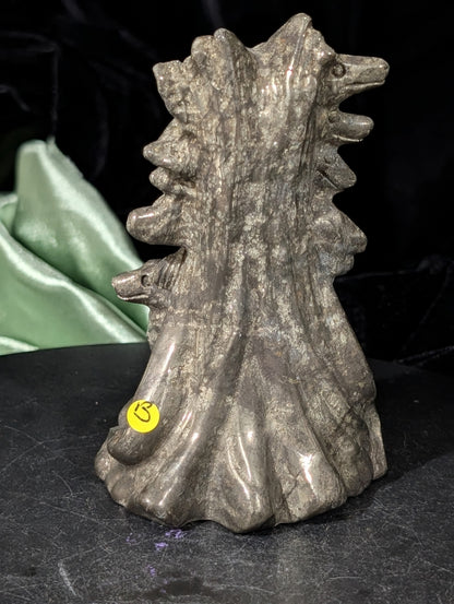 Pyrite Hecate Figurine