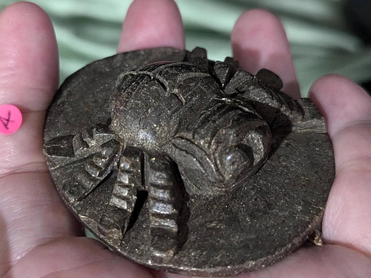 Pyrite Spider Figurine