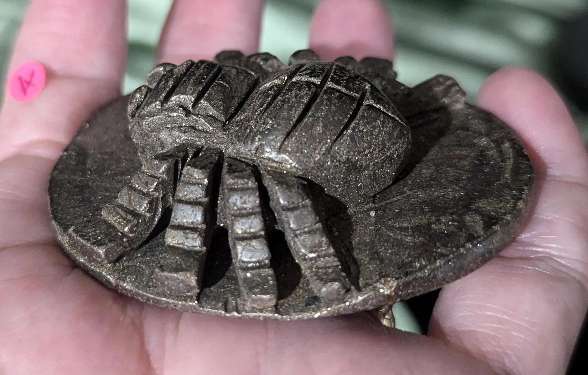Pyrite Spider Figurine