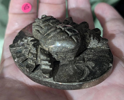 Pyrite Spider Figurine
